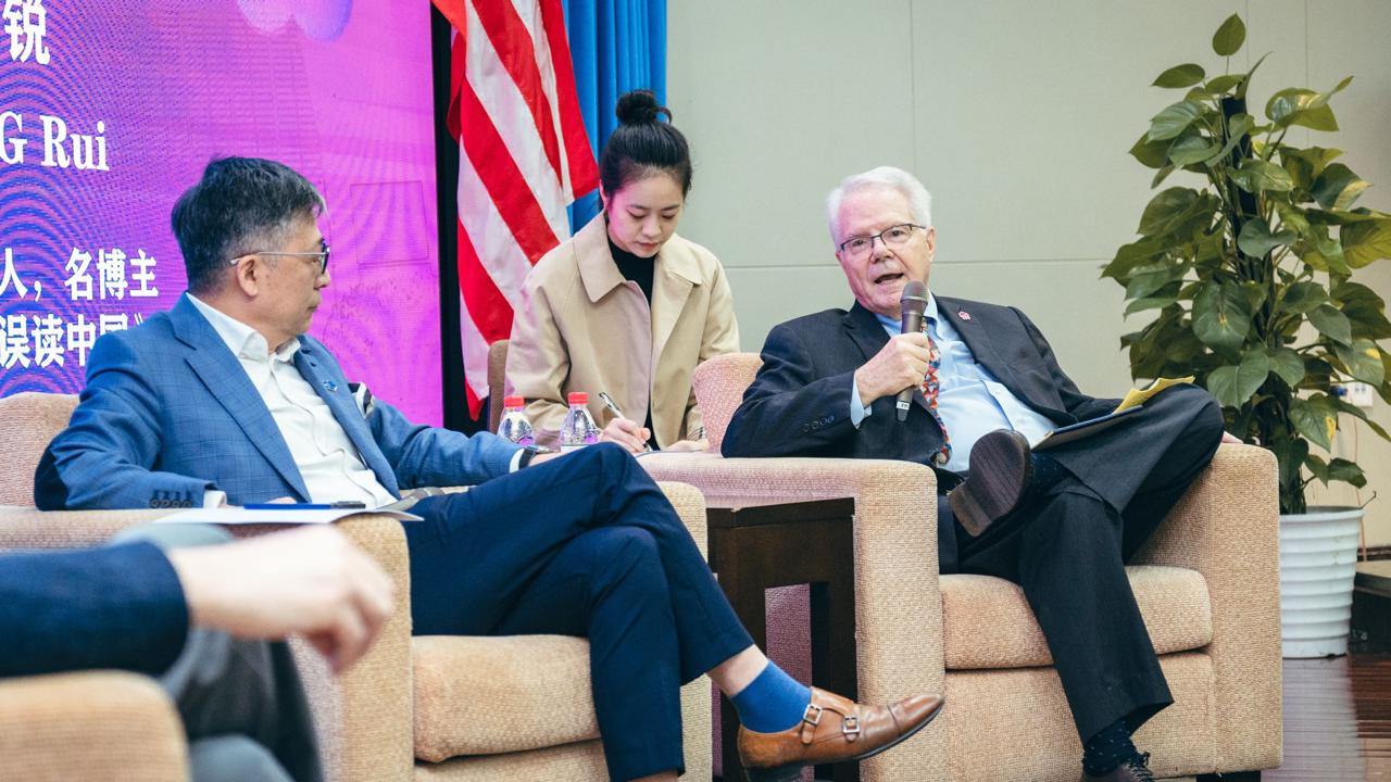 Hopkins-Nanjing Center Hosts U.S.-China Relations Panel During Steinberg Visit